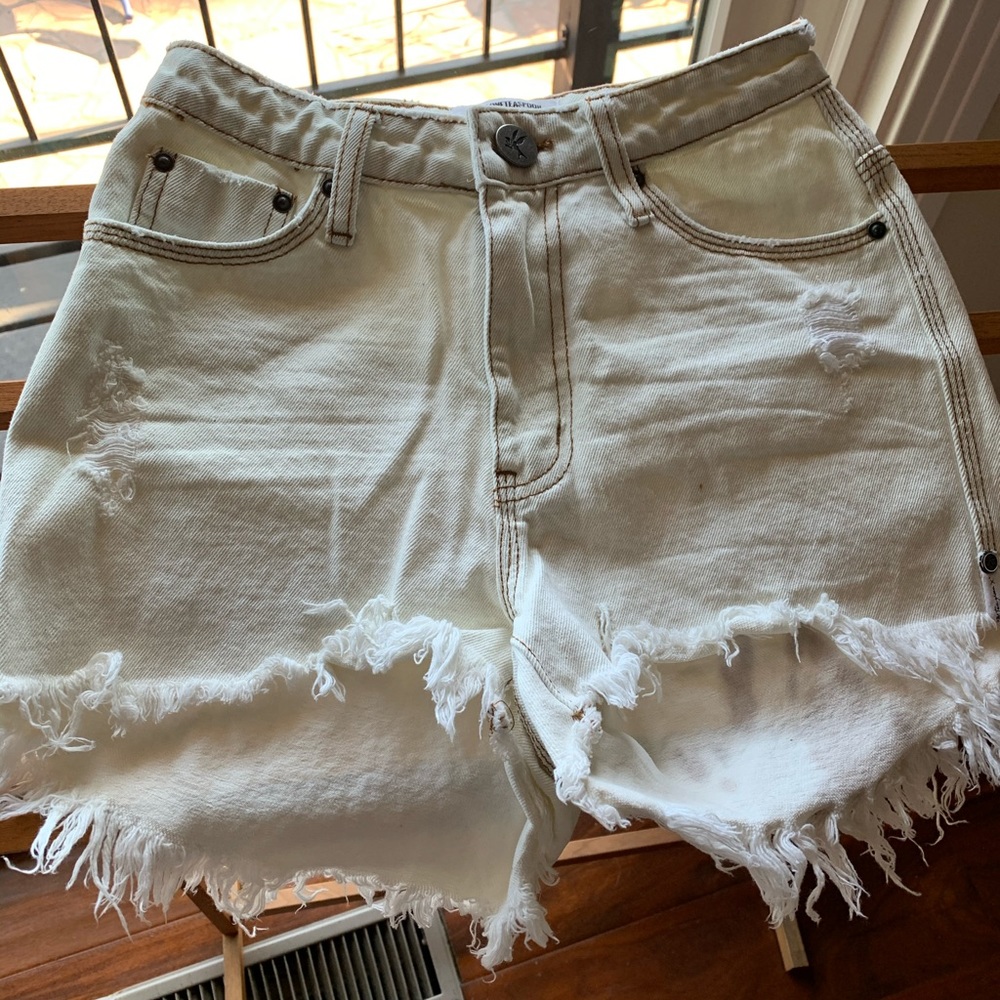 One Teaspoon High Waist Bonita Shorts